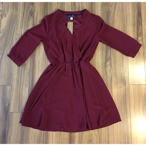 Maroon Dress